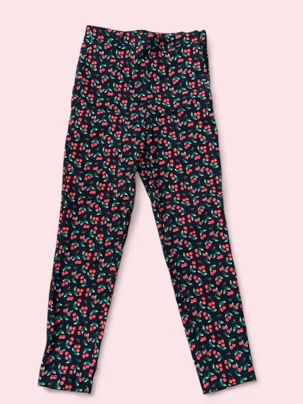 Cherry print pants
